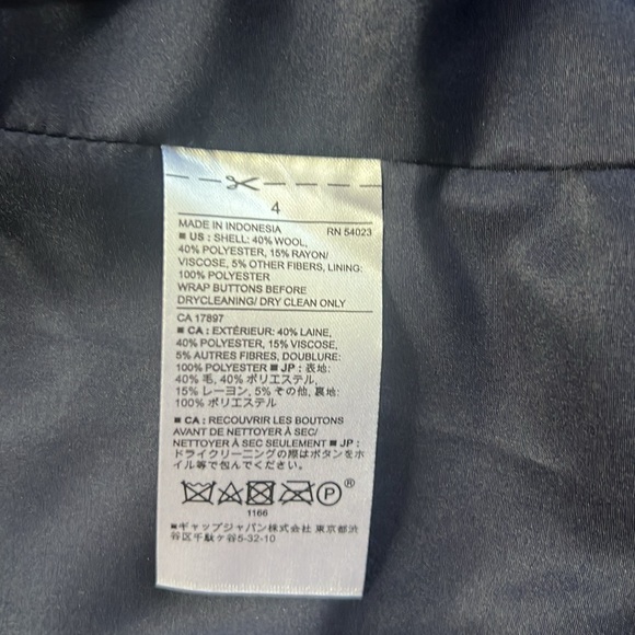 Gray Academia Style Blazer with Statement Buttons - Picture 5 of 5